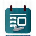 Calendar icon with a wrench